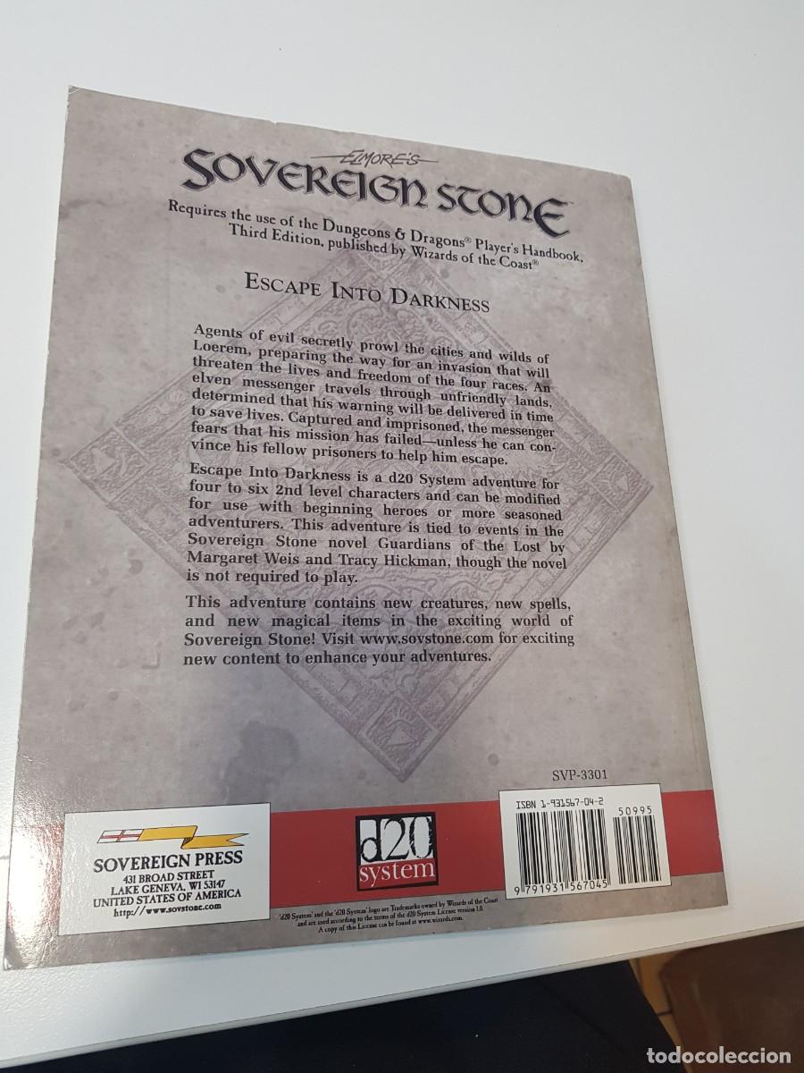 Juegos antiguos: SOVEREIGN STONE ESCAPE INTO DARKNESS - Foto 2