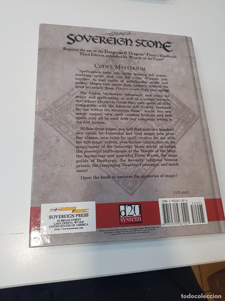 Juegos antiguos: SOVEREIGN STONE CODEX MYSTERIUM - Foto 2