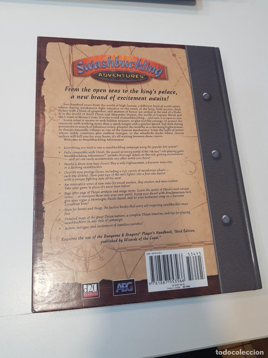 Juegos antiguos: SWASHBUCKLING ADVENTURES CAMPAIGN SETTING RULEBOOK - Foto 2