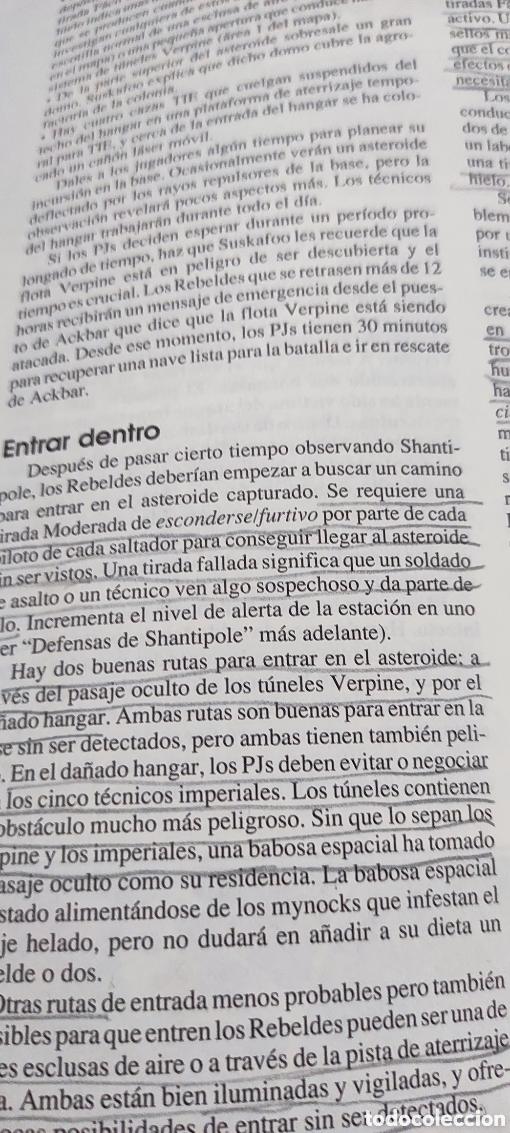 Juegos antiguos: M&oacute;dulo de juego de rol Star Wars. Comando Shantipole - Foto 3