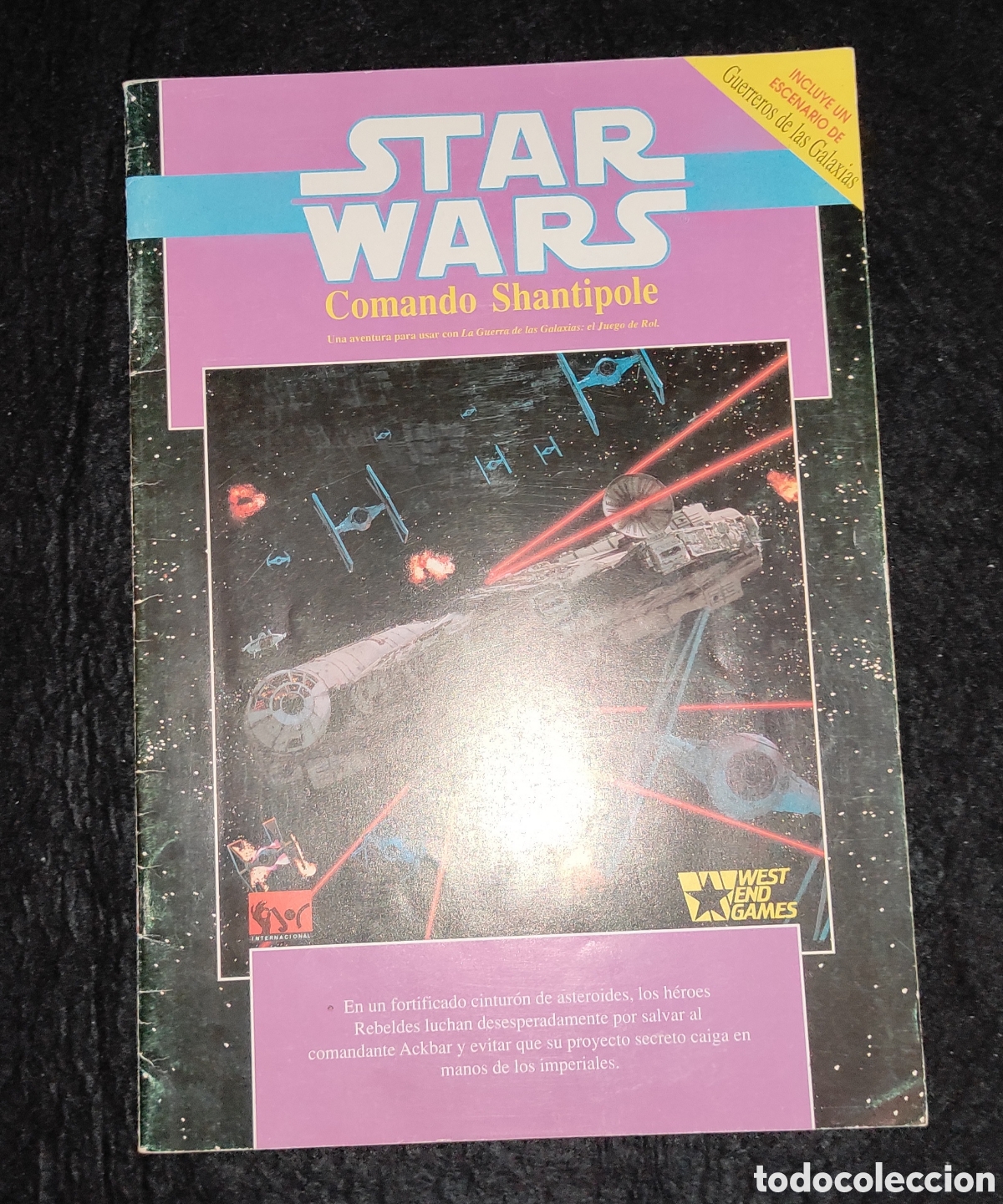 Juegos antiguos: M&oacute;dulo de juego de rol Star Wars. Comando Shantipole - Foto 1