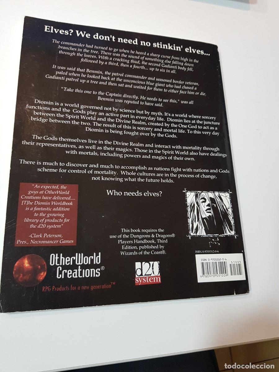 Juegos antiguos: Diomin a d20 Worldbook - Foto 2