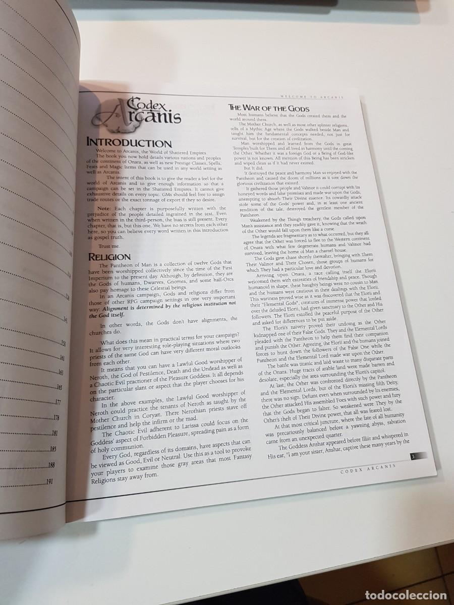 Juegos antiguos: CODEX ARCANIS d20 system - Foto 2