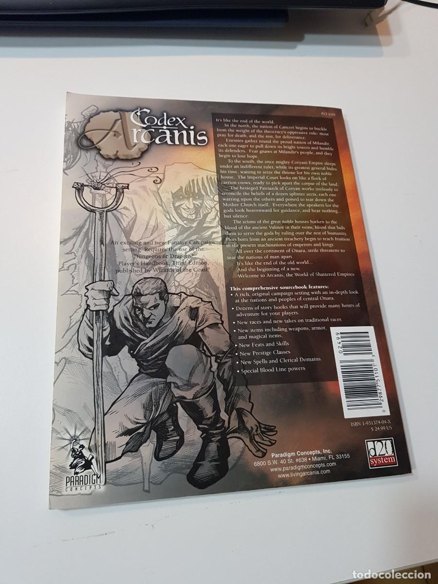 Juegos antiguos: CODEX ARCANIS d20 system - Foto 3