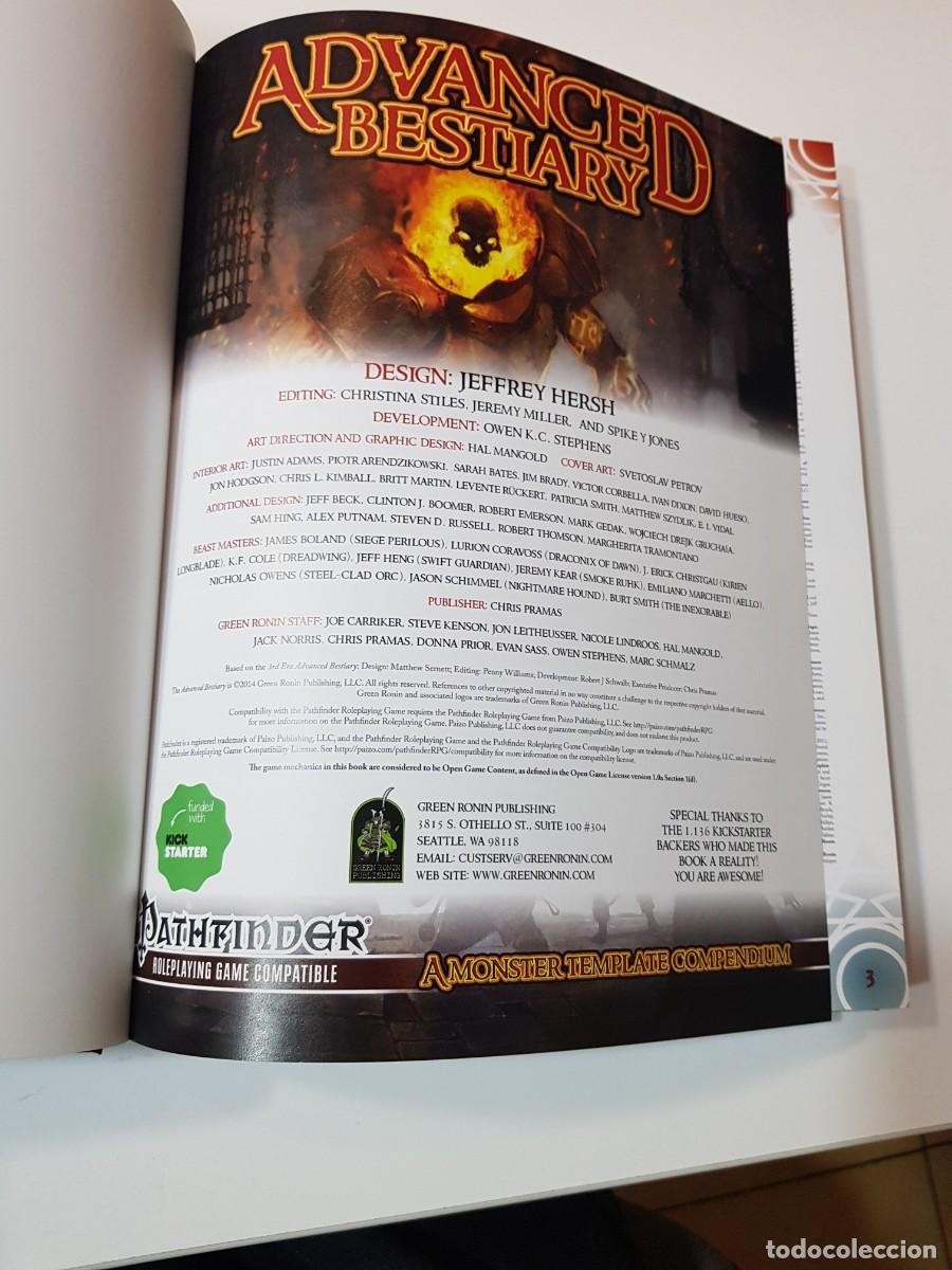 Juegos antiguos: Advanced Bestiary PATHFINDER ROLEPLAYING GAME COMPATIBLE - Foto 2