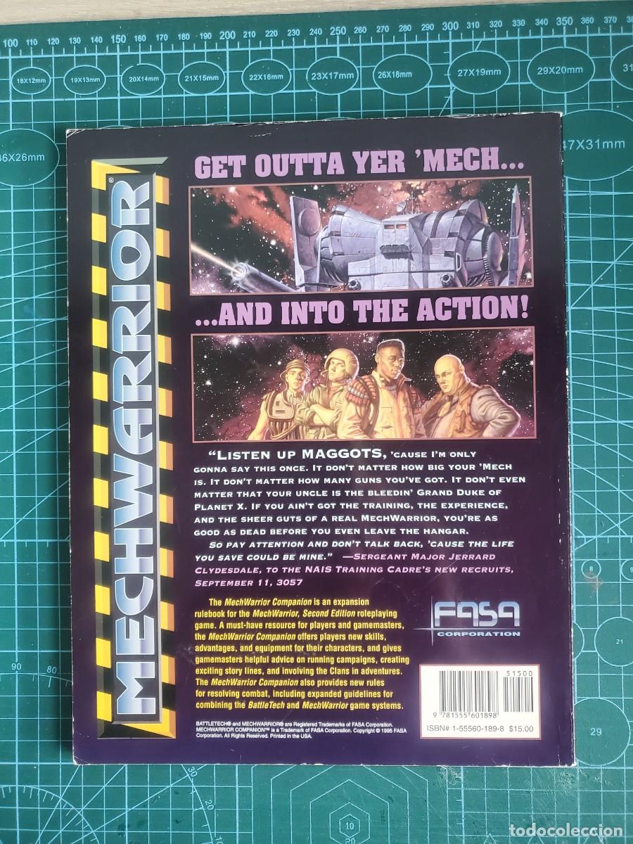 Juegos antiguos: Battletech: Mechwarrior Companion - Foto 2