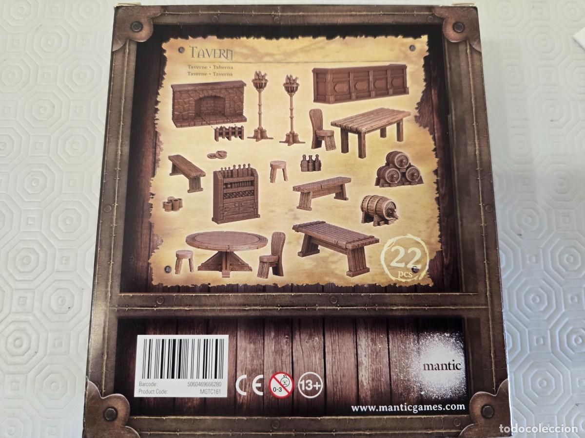 Juegos antiguos: Escenograf&iacute;a Mantic Terrain Crate Taberna 28mm - Foto 2