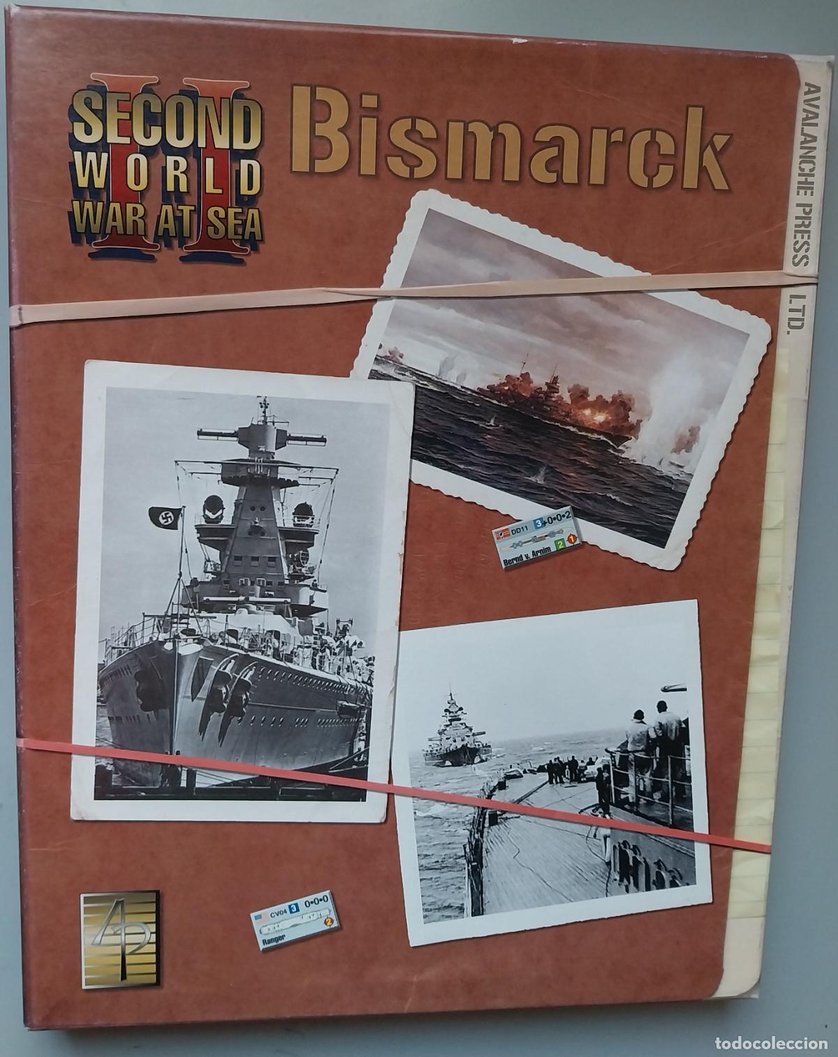 Juegos antiguos: wargame bismarck. avalanche press - Foto 1