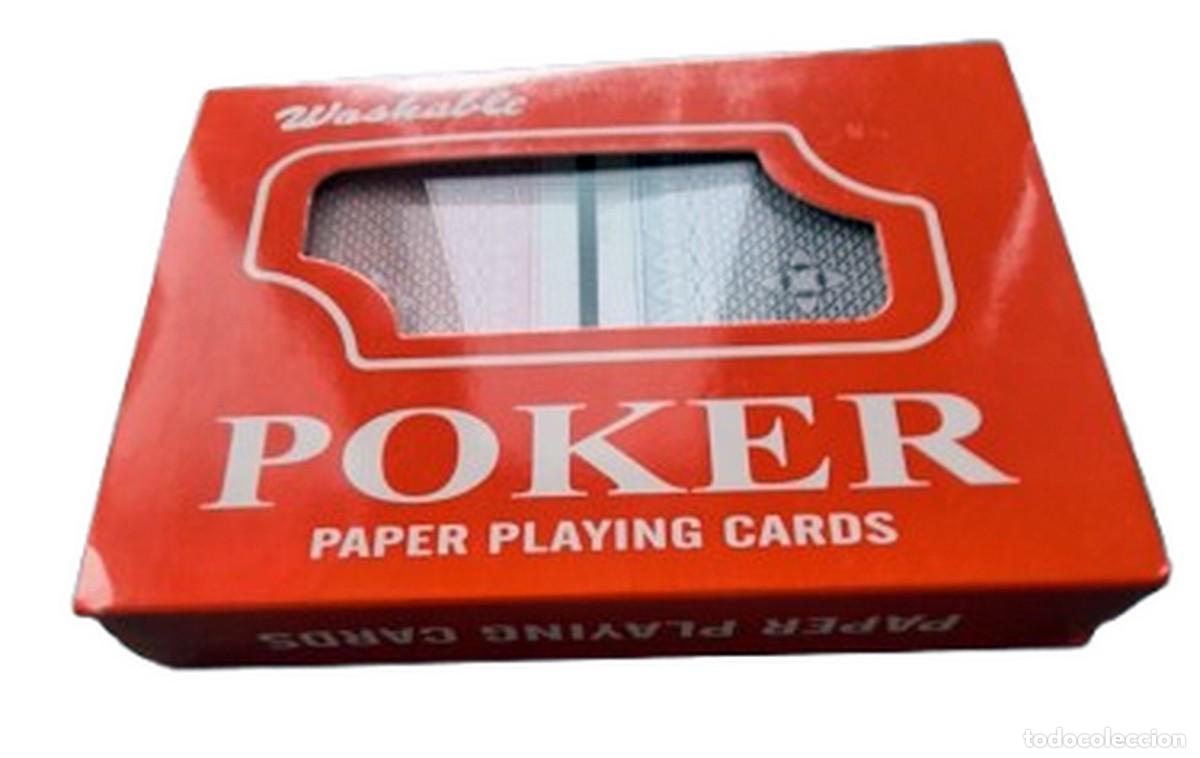 Juegos antiguos: Mazo de Poker 100% Lavable - Foto 1