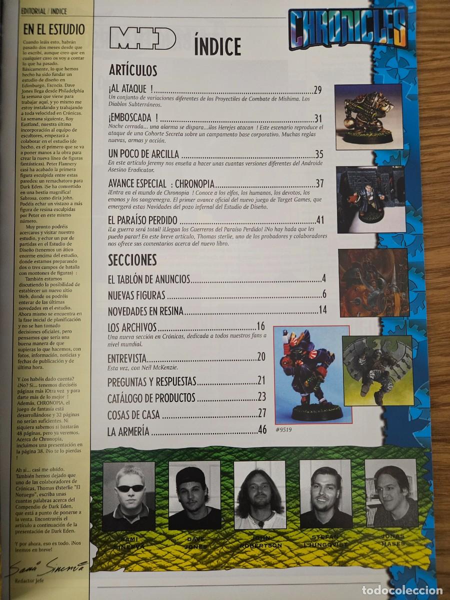 Juegos antiguos: CHRONICLES (revista Warzone, Mutant Chronicles) - Foto 2