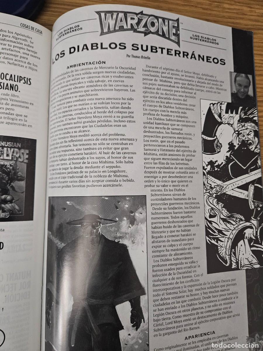Juegos antiguos: CHRONICLES (revista Warzone, Mutant Chronicles) - Foto 3