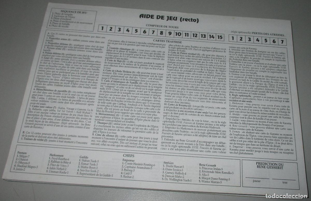Juegos antiguos: Juego de mesa, rol, DUNE, Avalon Hill 1992 - Foto 2