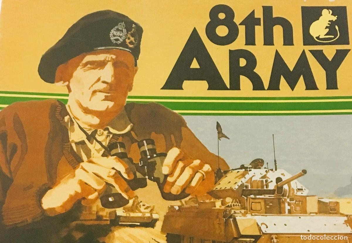 Juegos antiguos: JUEGO DE MESA WARGAME 2&ordf; GUERRA MUNDIAL - 8 th ARMY / OCTAVO EJ&Eacute;RCITO DE MONTGOMERY. ATTACTIX, 1982