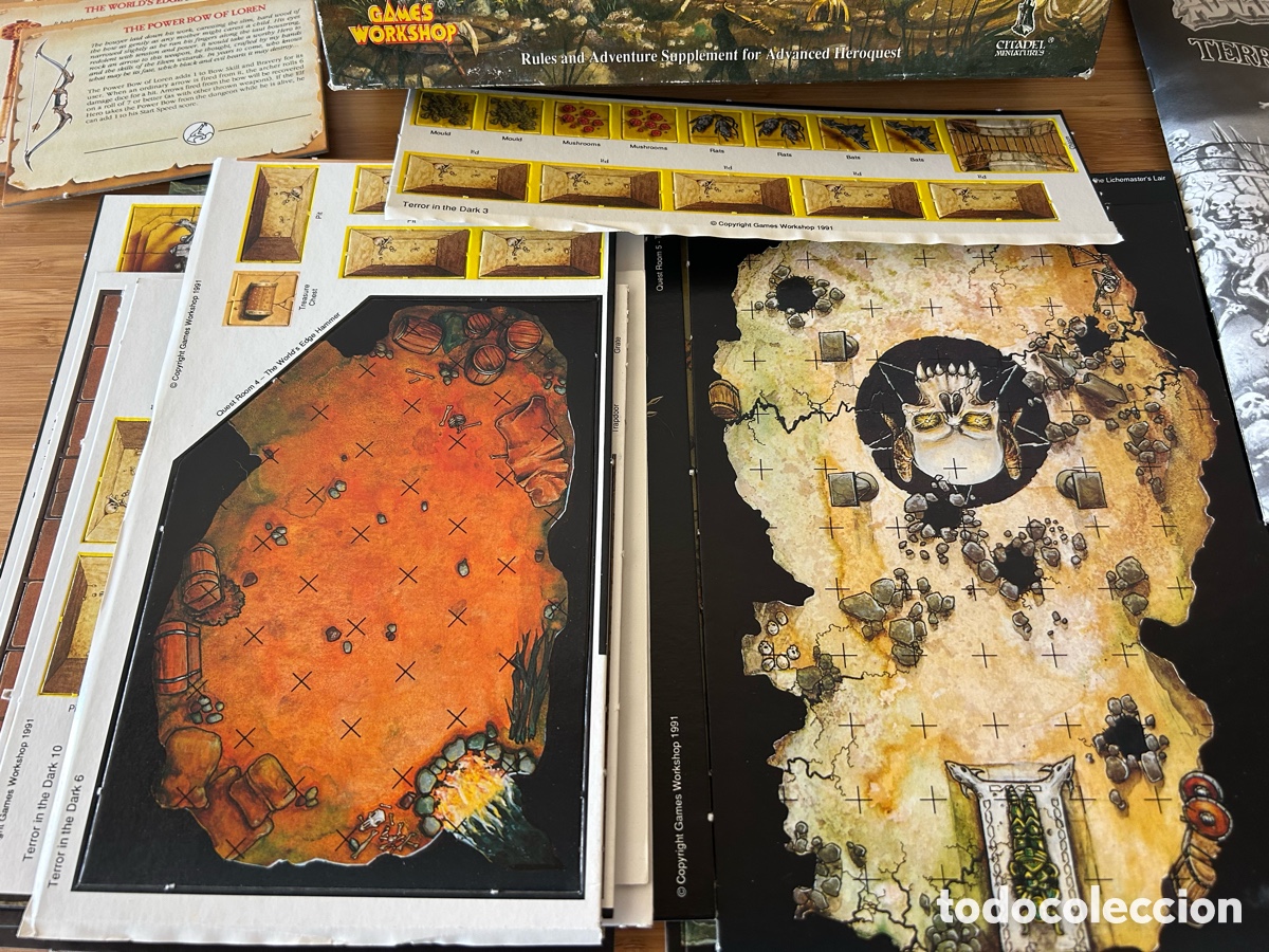 Juegos antiguos: Advance heroquest terror in the dark - Foto 3