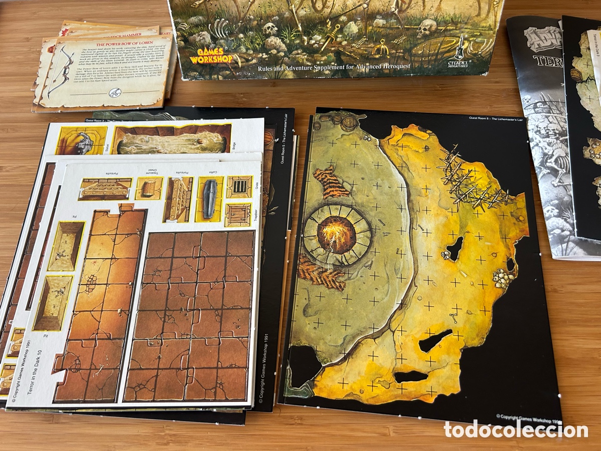 Juegos antiguos: Advance heroquest terror in the dark - Foto 4
