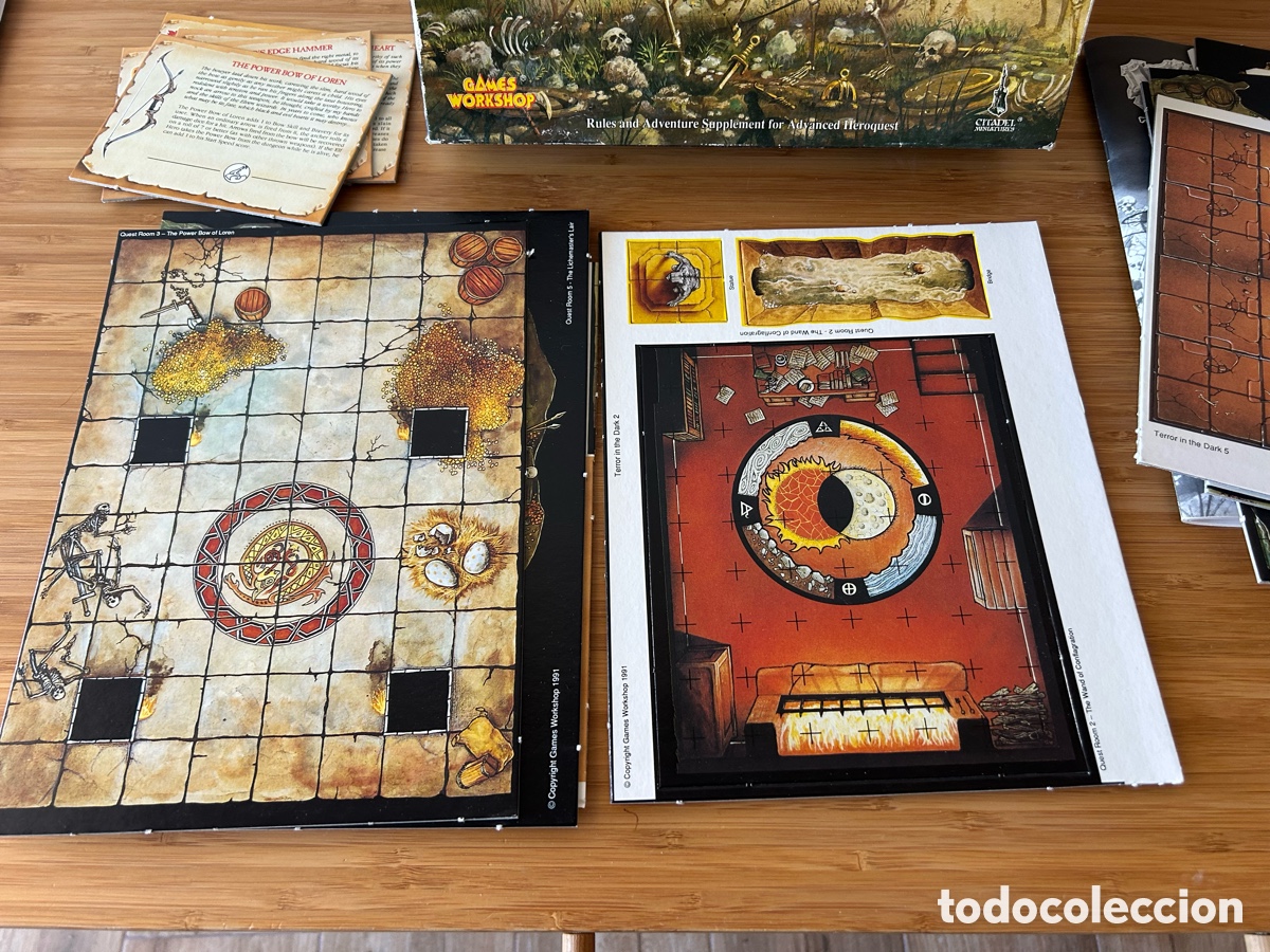 Juegos antiguos: Advance heroquest terror in the dark - Foto 6