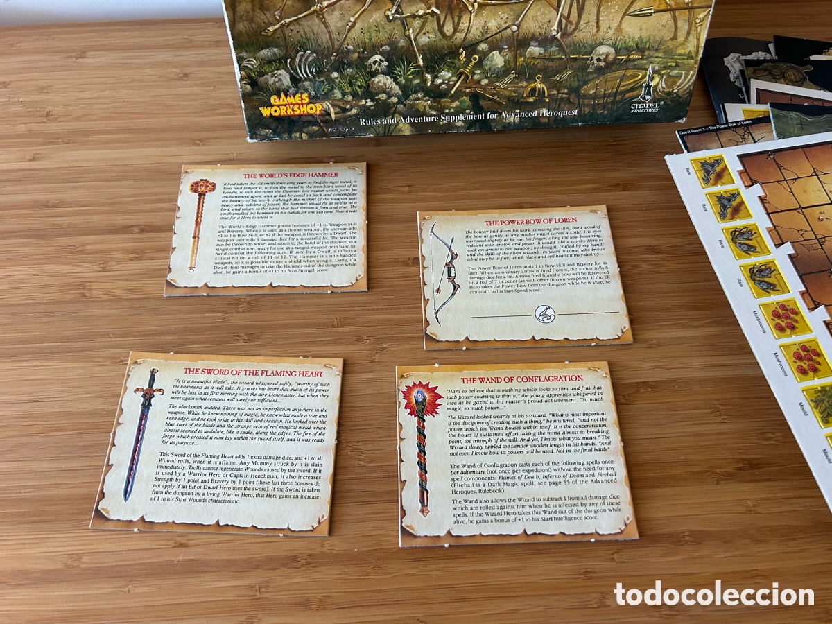 Juegos antiguos: Advance heroquest terror in the dark - Foto 8
