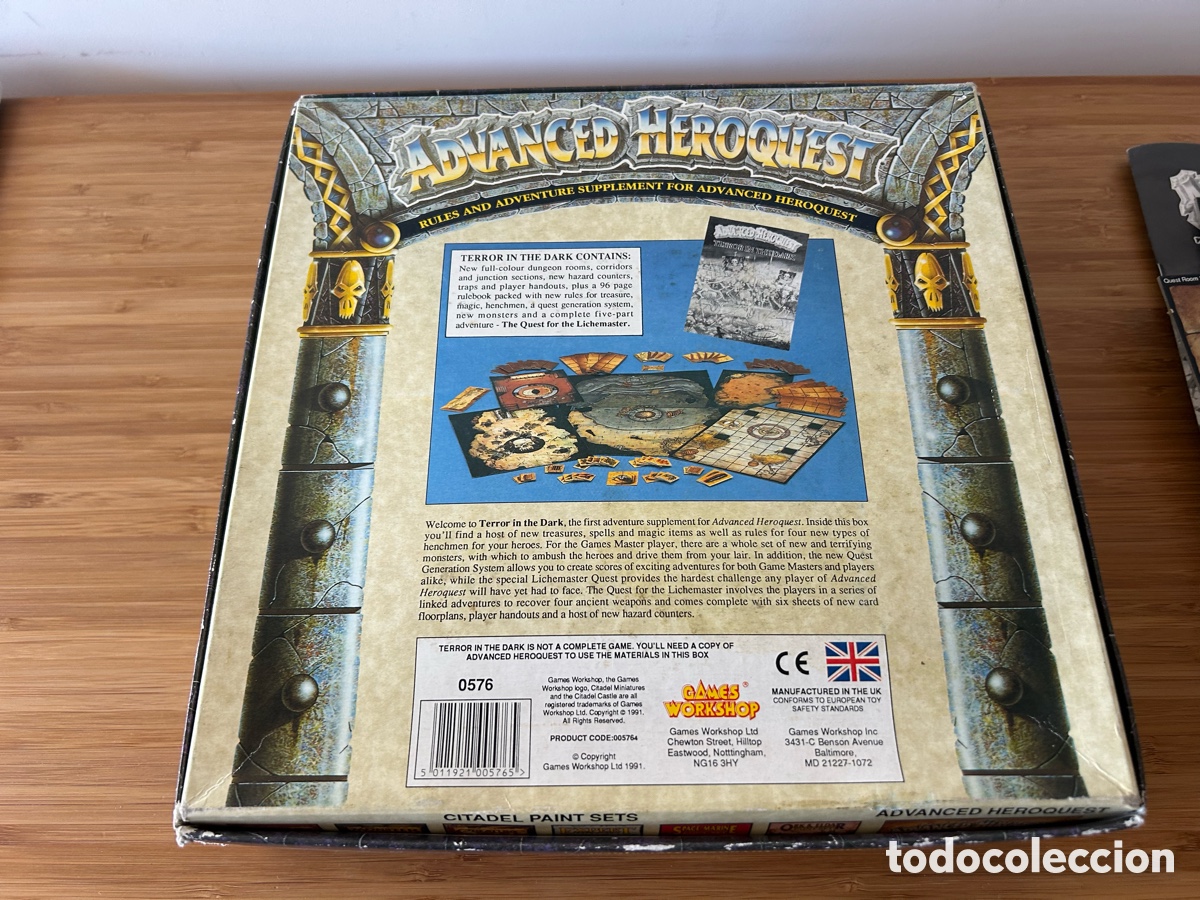 Juegos antiguos: Advance heroquest terror in the dark - Foto 9