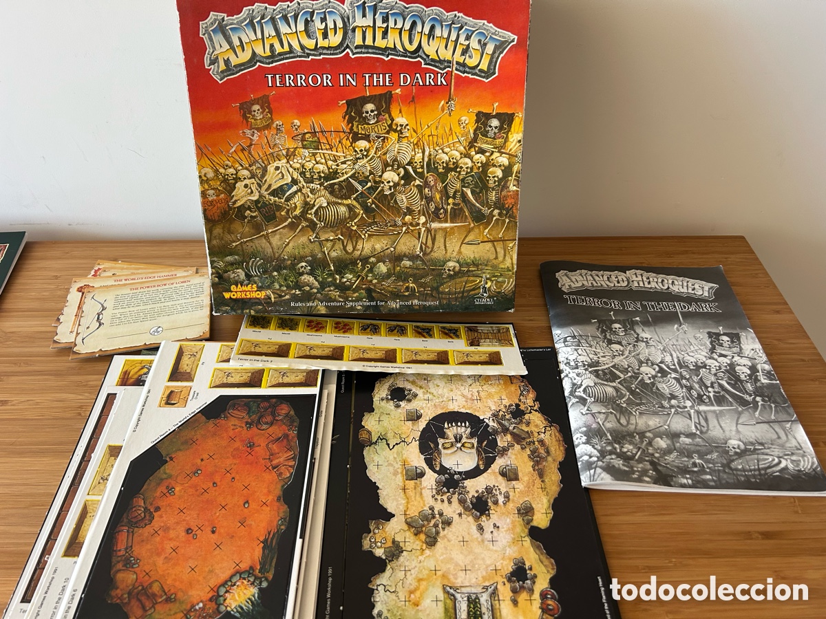 Juegos antiguos: Advance heroquest terror in the dark - Foto 1