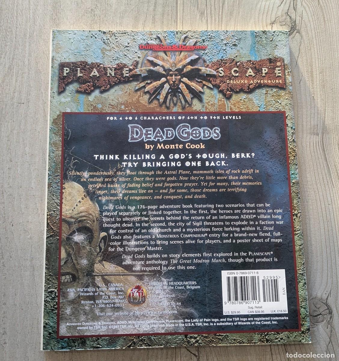 Juegos antiguos: Dead Gods. Advanced Dungeons&Dragons. Planescape. - Foto 2