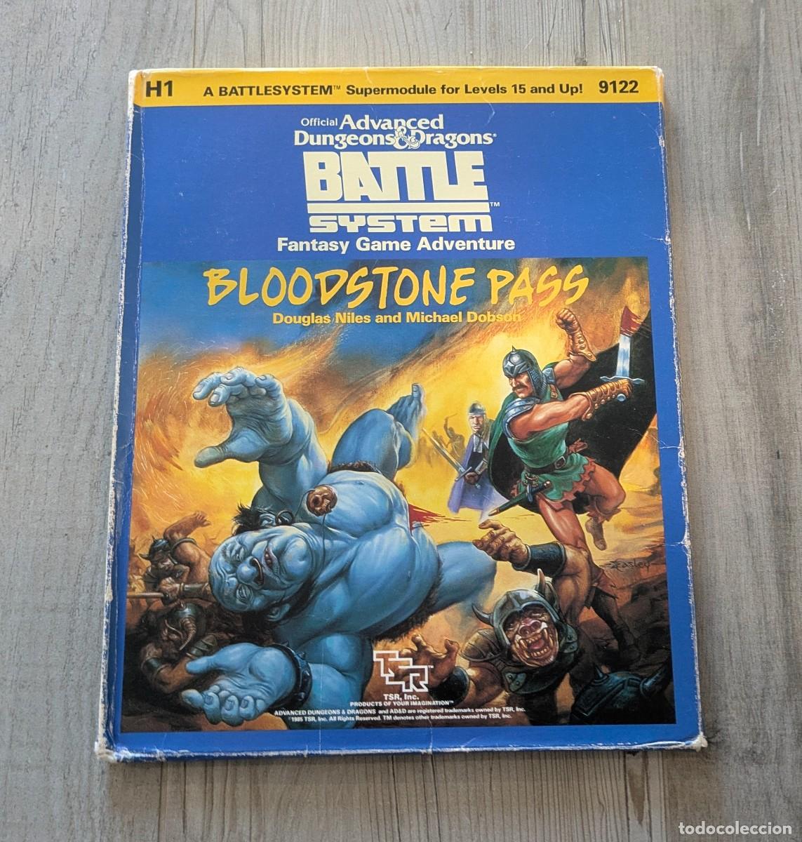 Juegos antiguos: H1 Bloodstone Pass para AD&D - Foto 1