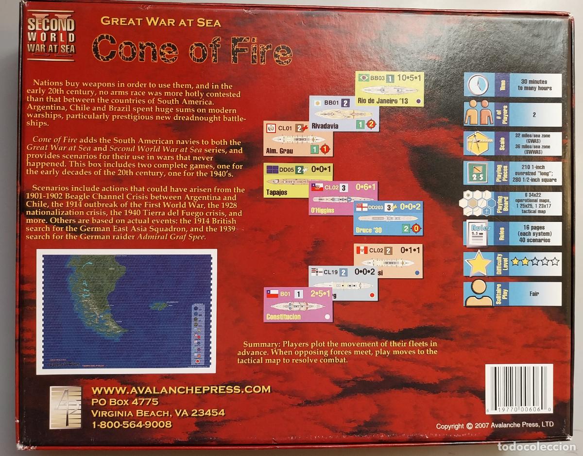 Juegos antiguos: wargame cone of fire - Foto 2
