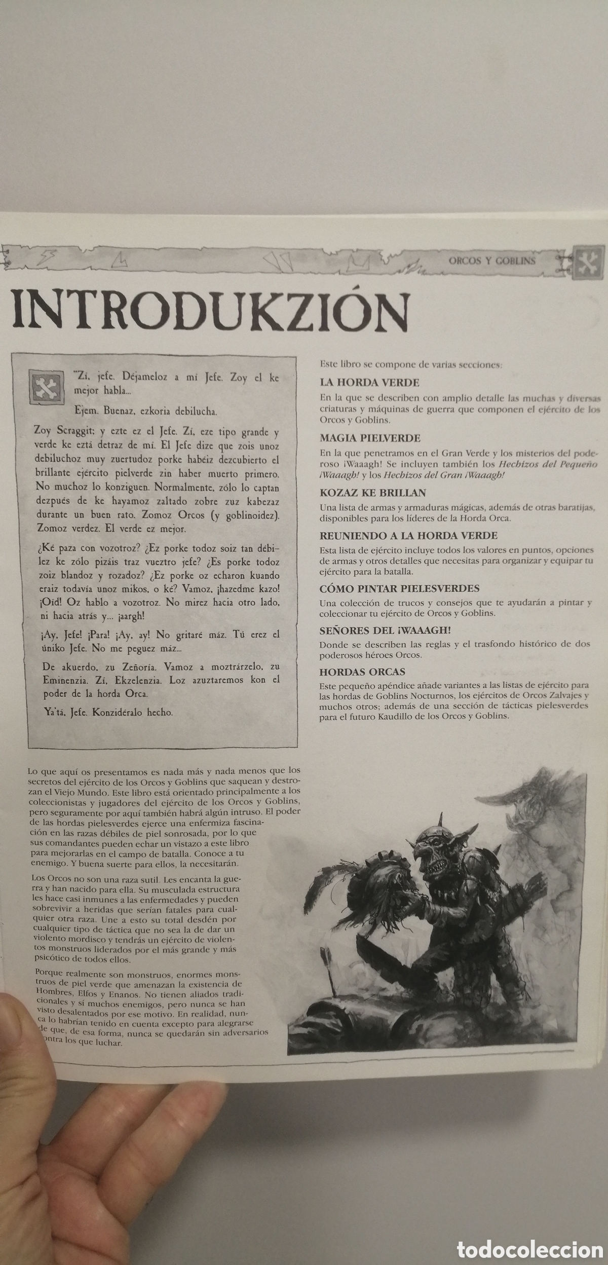 Juegos antiguos: Orcos y Goblins Warhammer Libro de rol Games Workshop 2004 - Foto 6