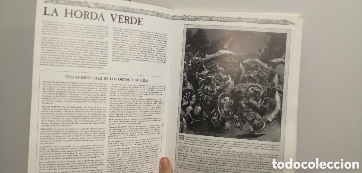 Juegos antiguos: Orcos y Goblins Warhammer Libro de rol Games Workshop 2004 - Foto 8