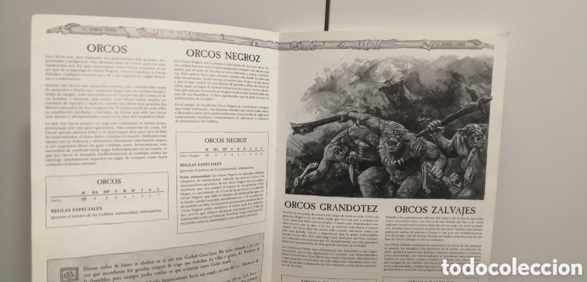 Juegos antiguos: Orcos y Goblins Warhammer Libro de rol Games Workshop 2004 - Foto 9