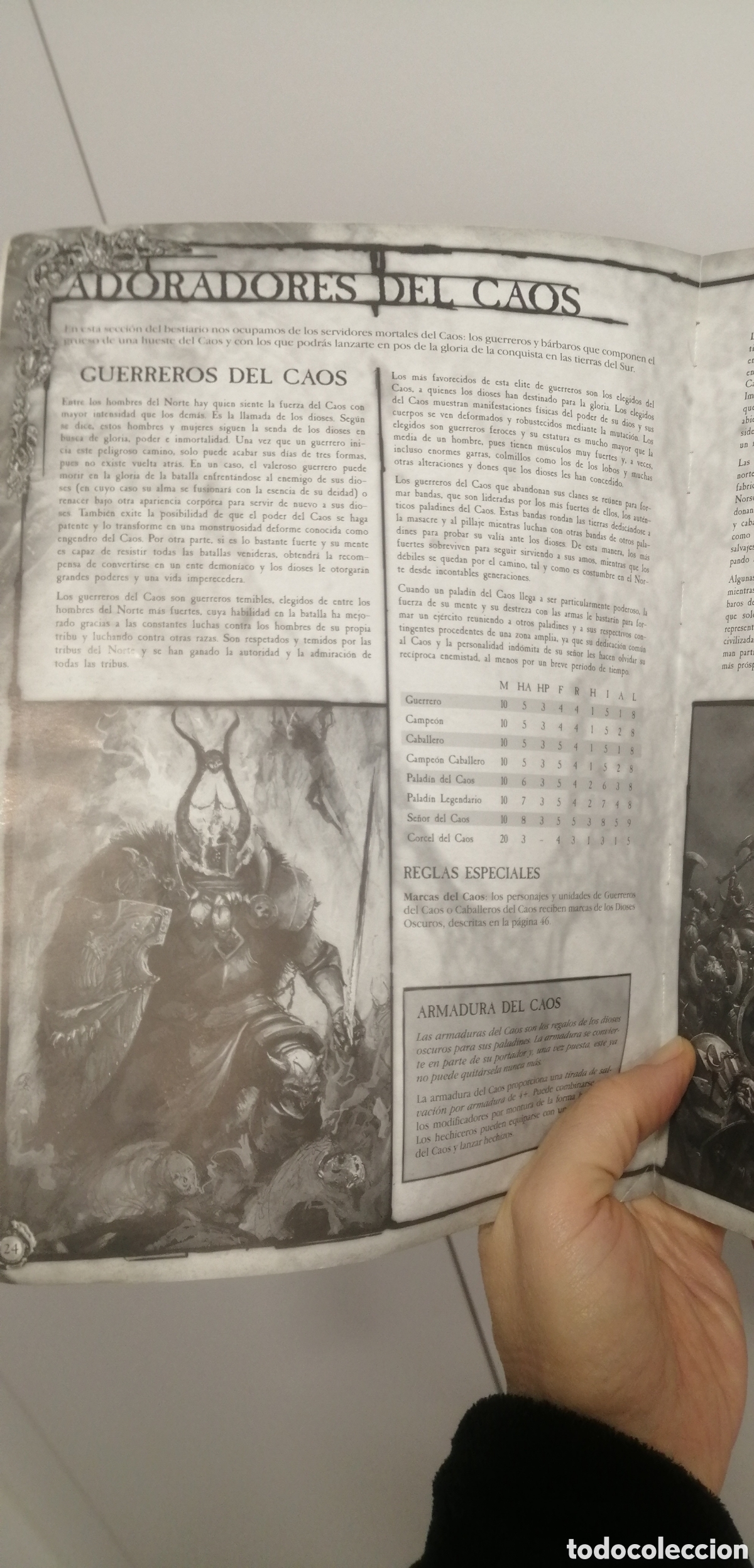 Juegos antiguos: Hordas del caos Ej&eacute;rcitos Rol Castellano Games Workshop - Foto 12