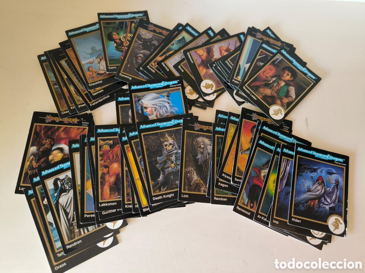 Juegos Antiguos: 56 Cartas Advanced Dungeons & Drag&oacute;ns