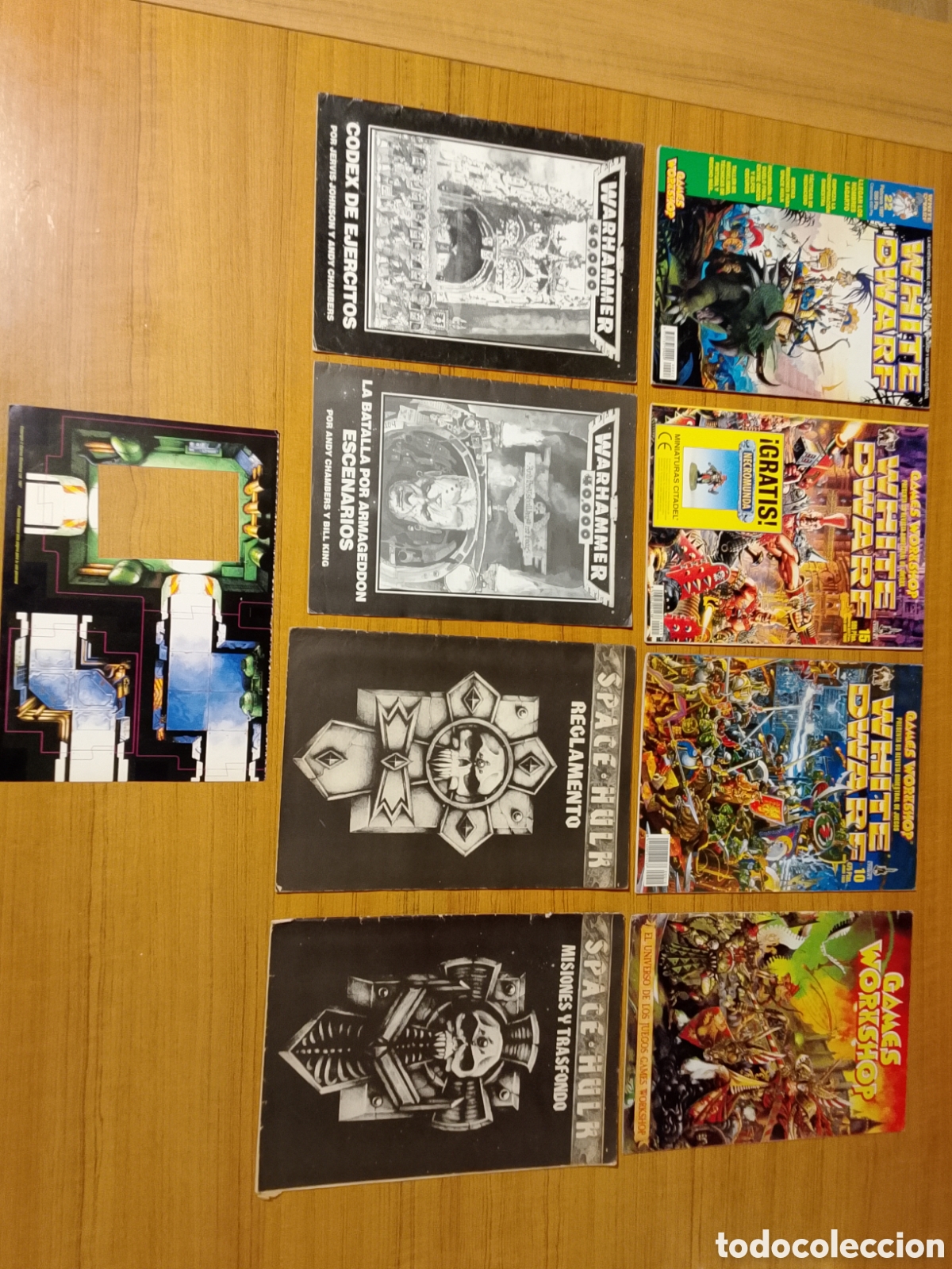 Old Games: Lote revistas y reglamentos Warhammer todo lo que se ve