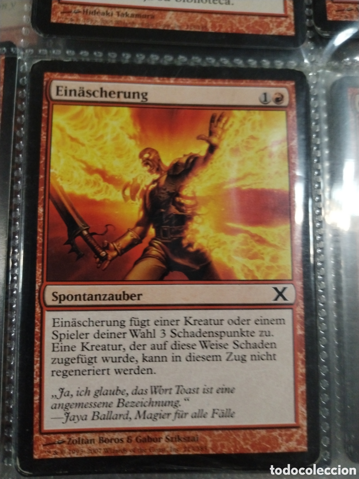 Juegos antiguos: INCINERAR. MAGIC THE GATHERING. - Foto 1