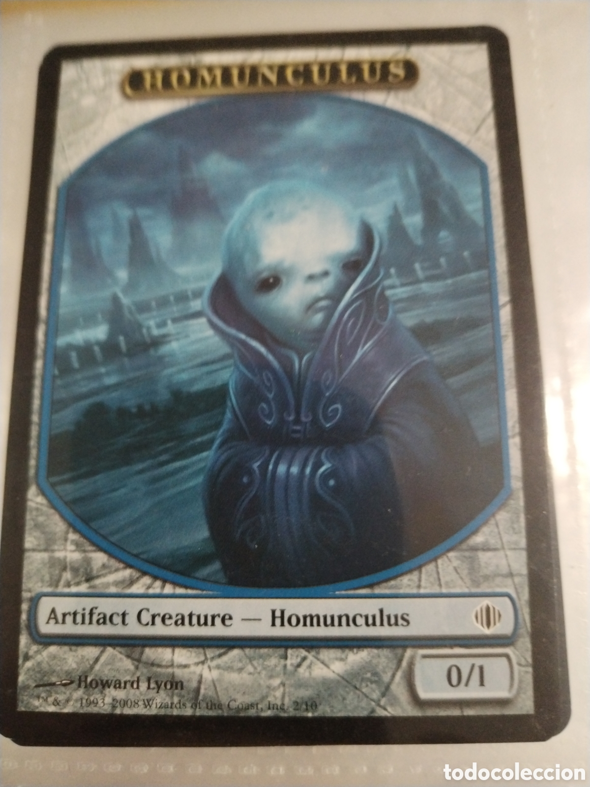 Juegos Antiguos: Homunculus Token (Blue Artifact 0/1). MAGIC THE GATHERING.