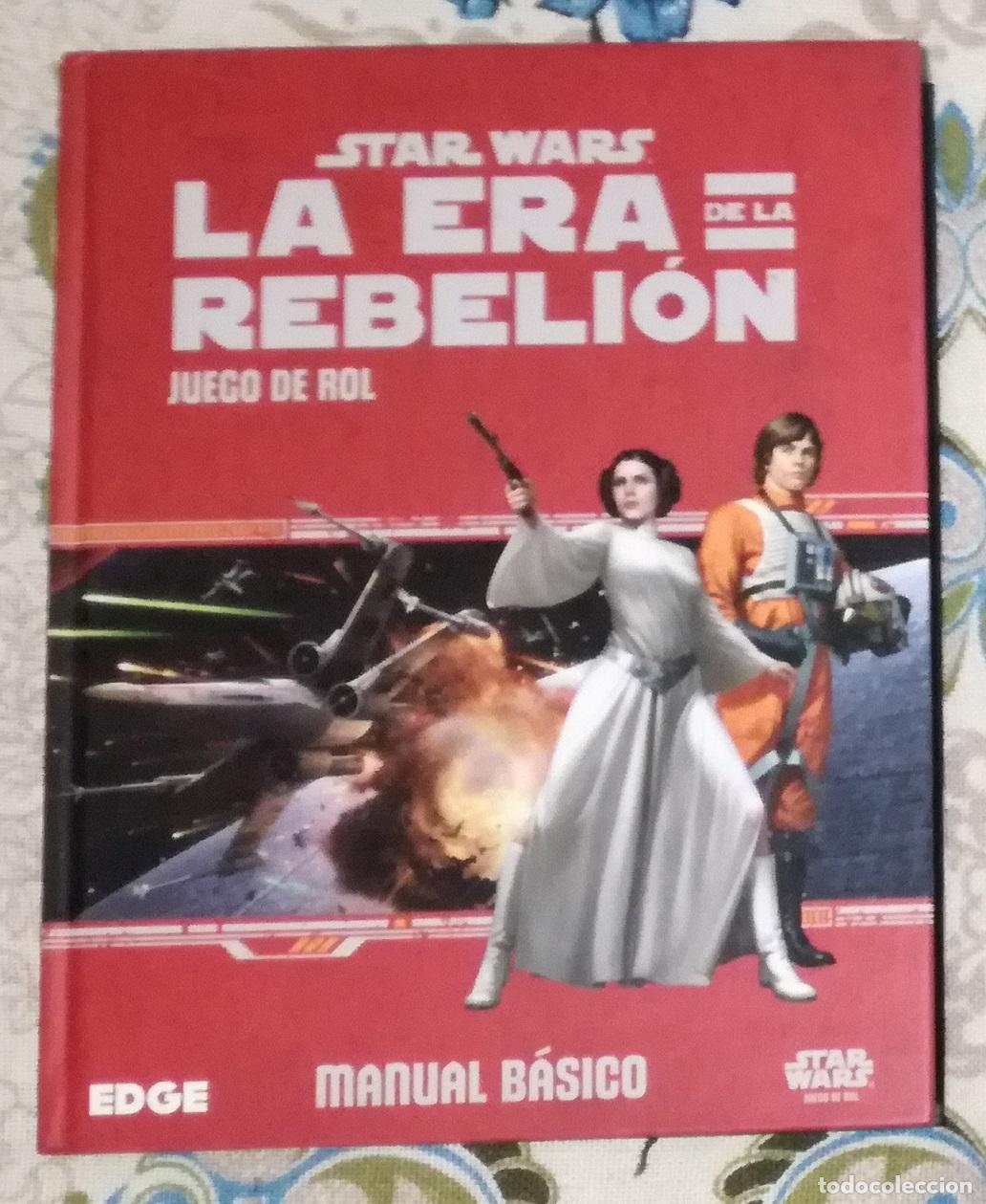 Juegos Antiguos: Libro de rol Star Wars: La Era de la Rebelion. Manual basico - Edge
