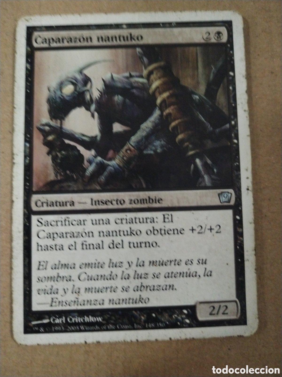 Juegos antiguos: Caparaz&oacute;n nantuko. MAGIC THE GATHERING. MTG. - Foto 1