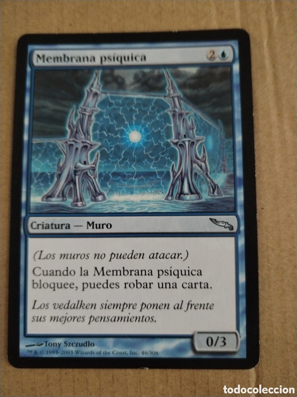 Juegos Antiguos: Membrana psiquica. MAGIC THE GATHERING. MTG.