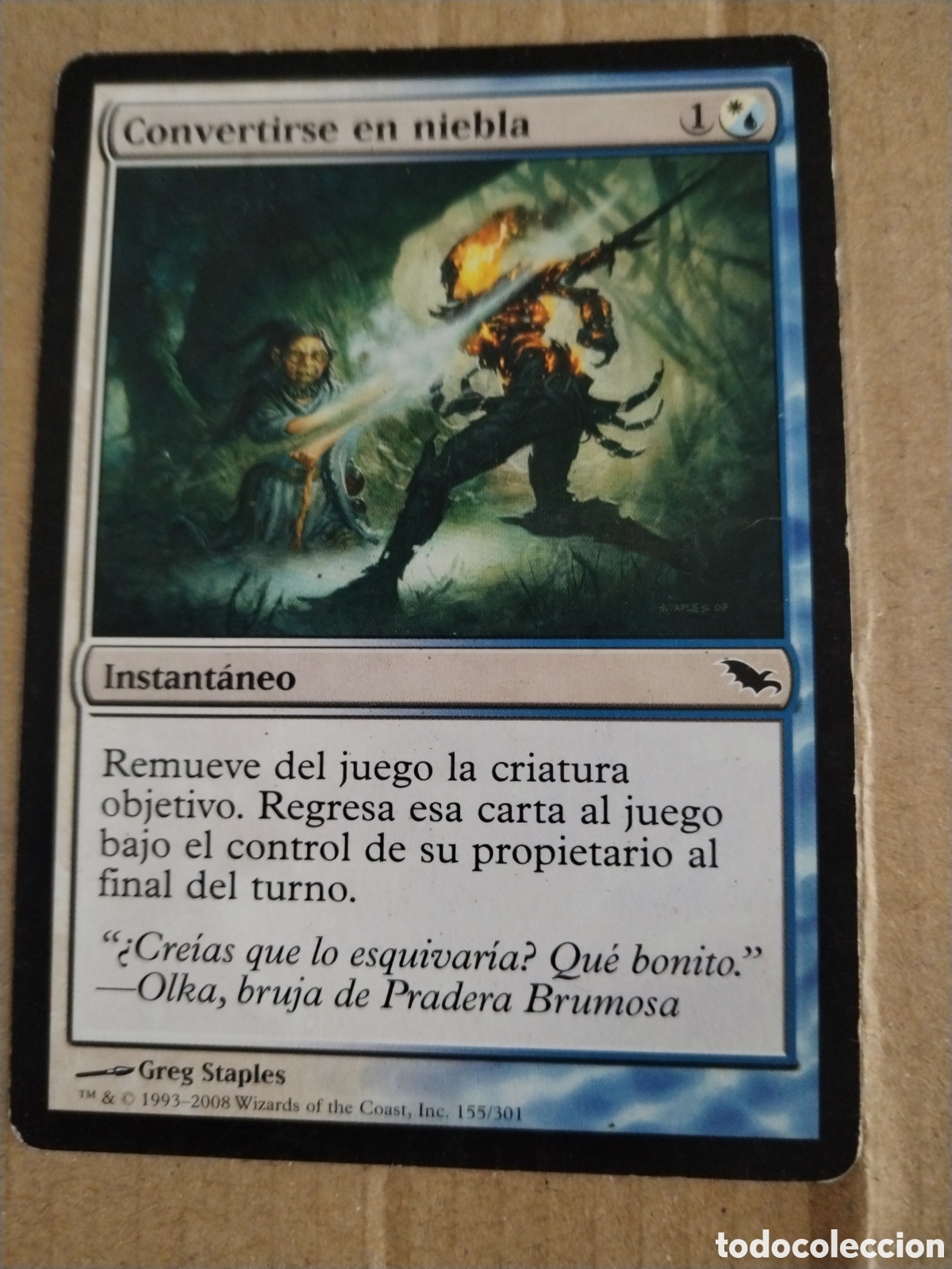 Juegos Antiguos: Convertirse en niebla. MAGIC THE GATHERING. MTG.