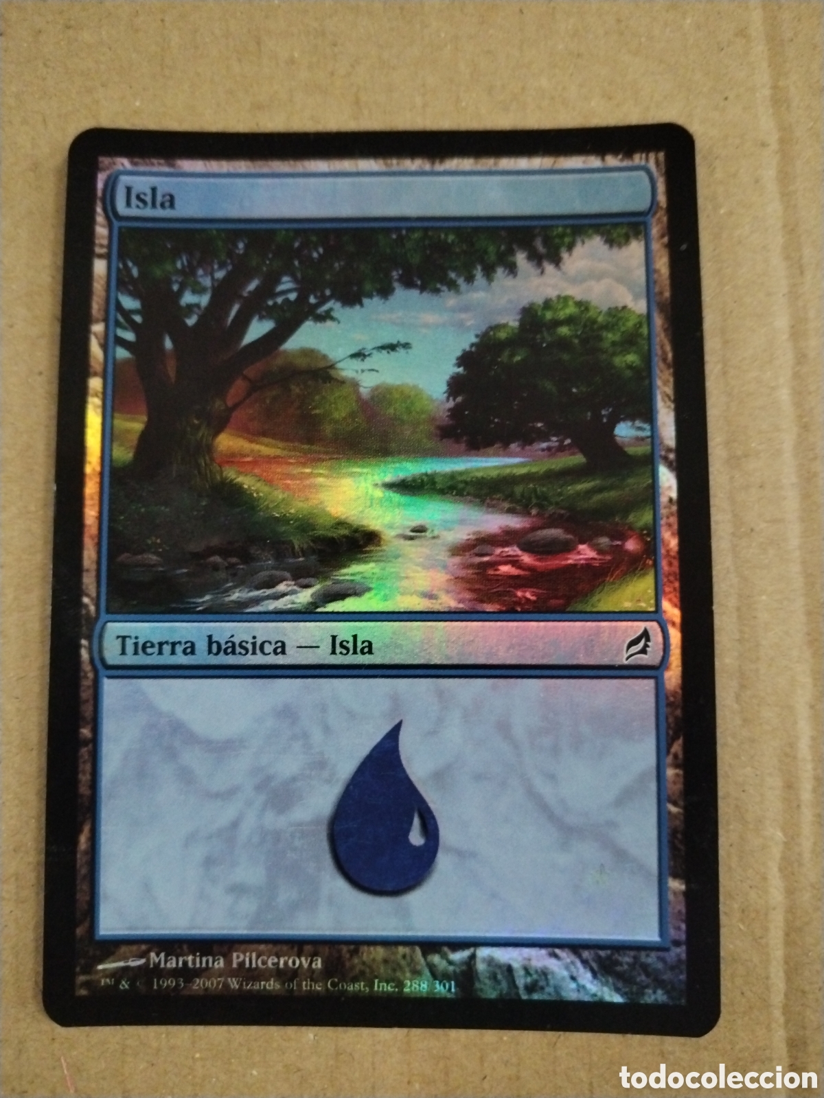 Juegos Antiguos: Isla Foil. MAGIC THE GATHERING. MTG.
