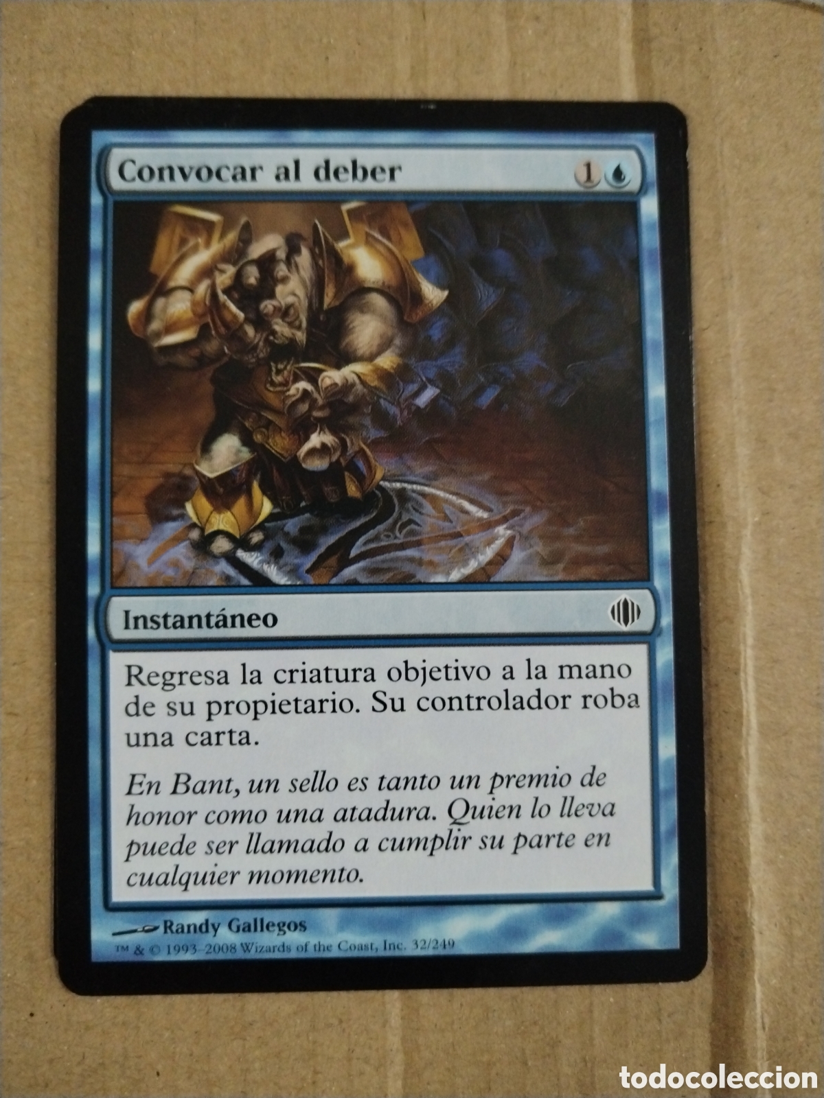 Alte Spiele: Convocar al deber. MAGIC THE GATHERING. MTG.