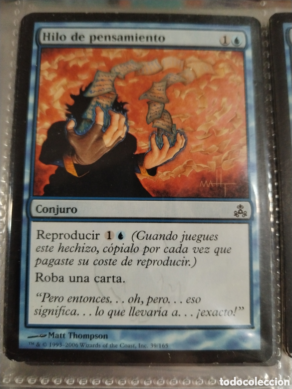 Juegos antiguos: Hilo de pensamiento. MAGIC THE GATHERING. MTG. - Foto 1