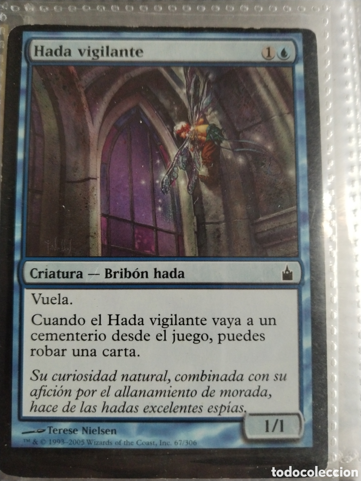 Juegos antiguos: Hada vigilante. MAGIC THE GATHERING. MTG. - Foto 1