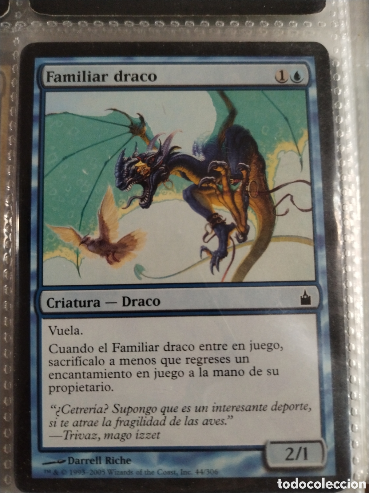 Juegos antiguos: Familiar draco. MAGIC THE GATHERING. MTG. - Foto 1