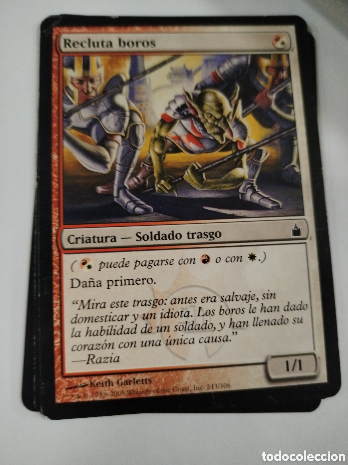 Juegos Antiguos: Recluta boros. MAGIC THE GATHERING. MTG.