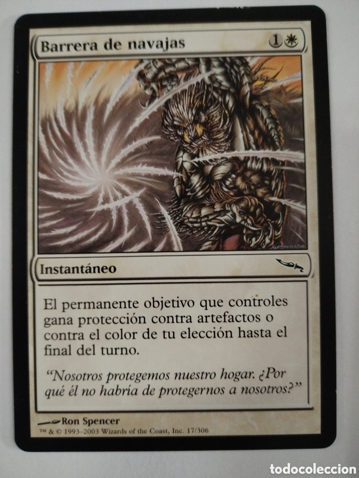 Juegos antiguos: Barrera de navajas. MAGIC THE GATHERING. MTG. - Foto 1