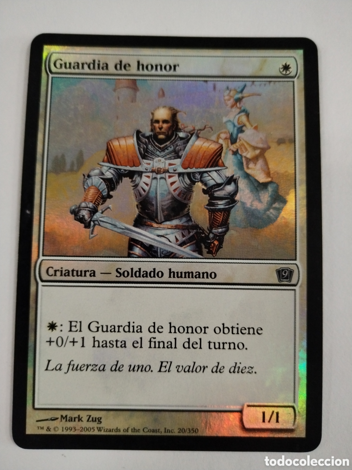 Juegos antiguos: Guardia de honor. Foil. MAGIC THE GATHERING. MTG. - Foto 1