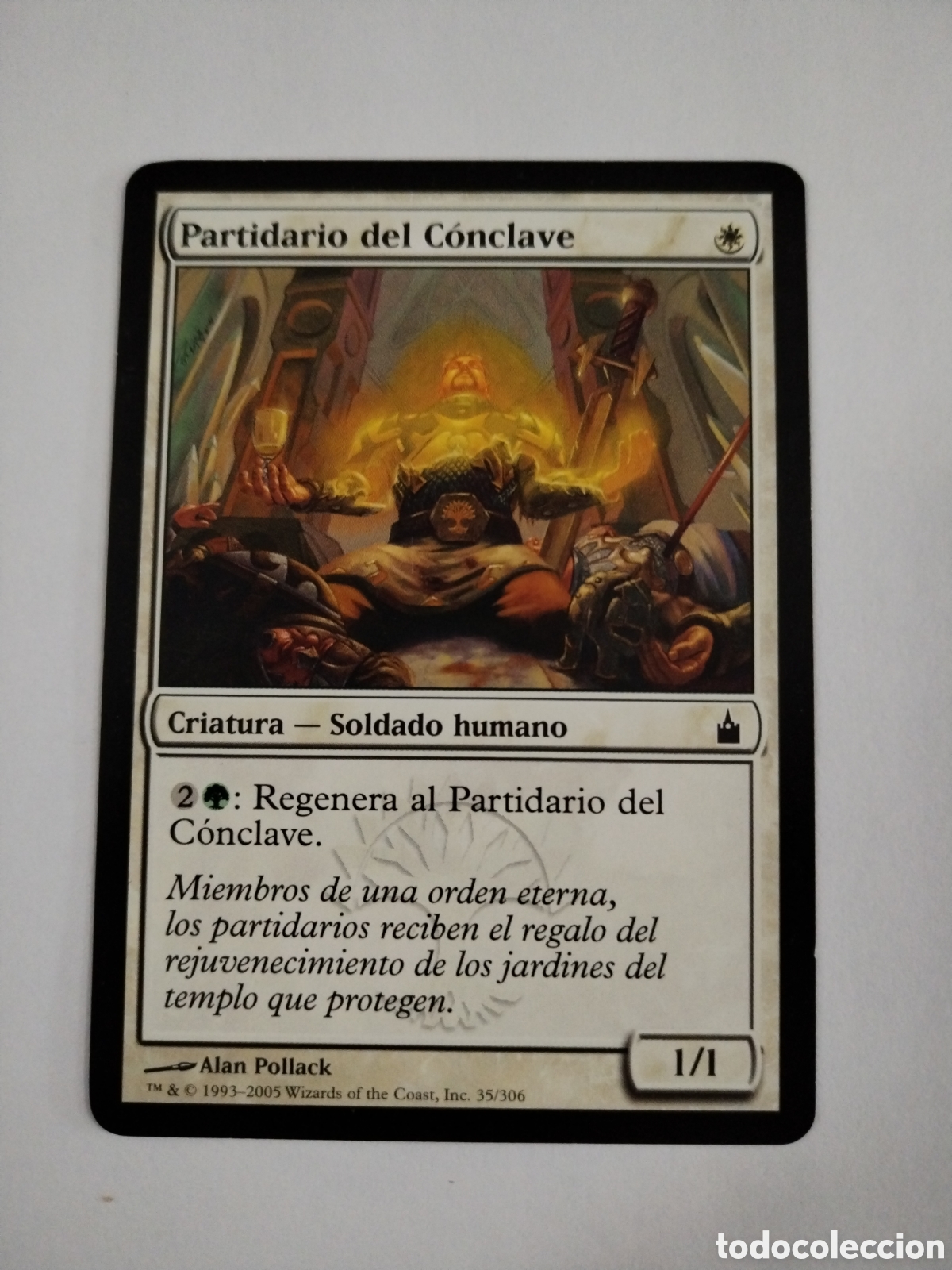 Juegos antiguos: Partidario del conclave. MAGIC THE GATHERING. MTG. - Foto 1