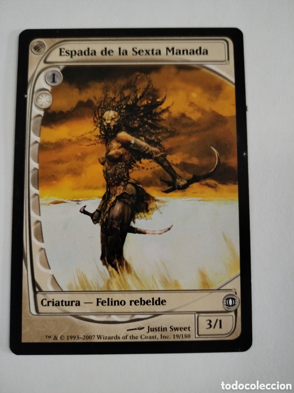 Juegos antiguos: Espada de la sexta manada. MAGIC THE GATHERING. MTG. - Foto 1