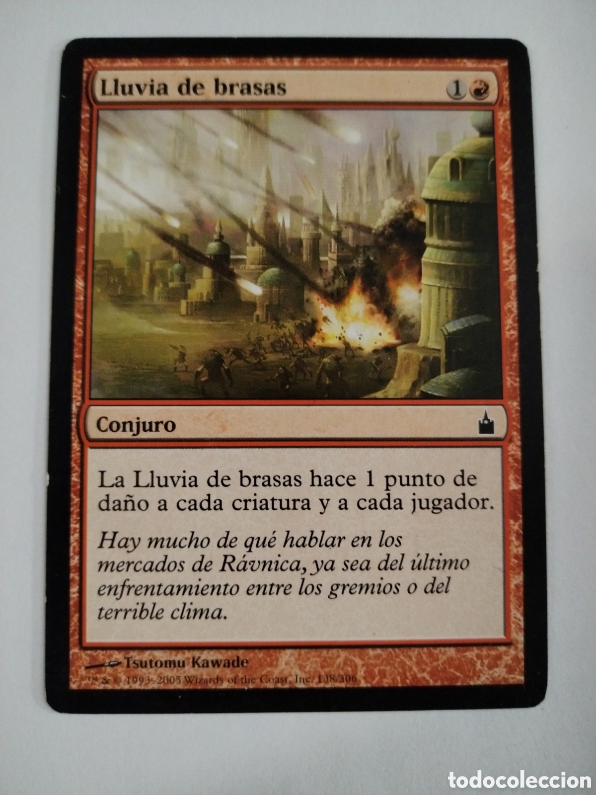 Juegos antiguos: Luvia de brasas. MAGIC THE GATHERING. MTG. - Foto 1