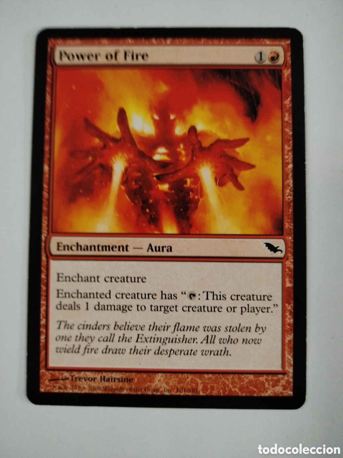 Juegos Antiguos: Poder del fuego. MAGIC THE GATHERING. MTG.